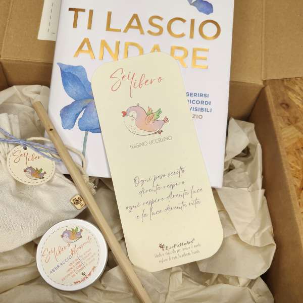 Segnalibro in carta riciclata - “Sei Libero” - Idea regalo per lettori
